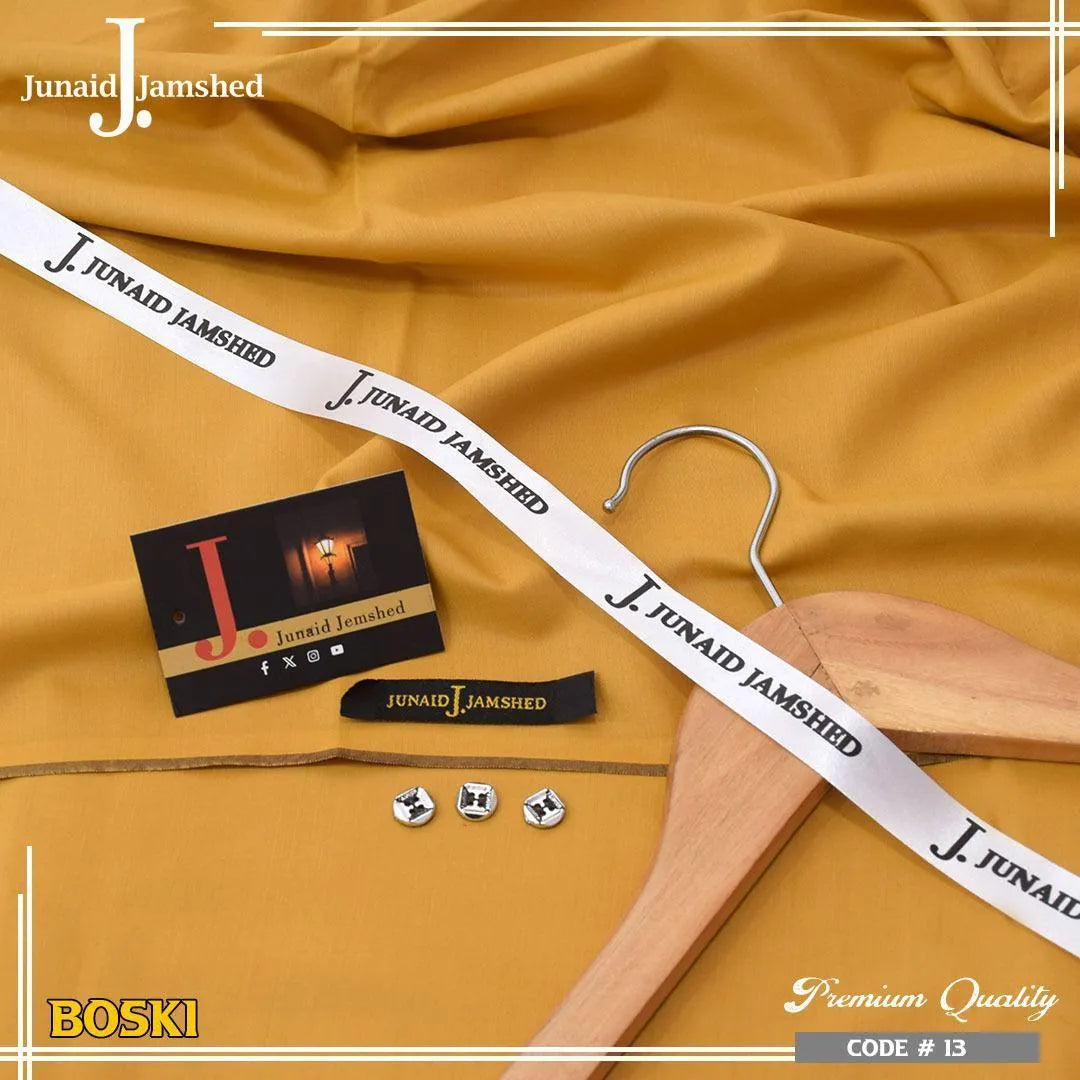J. Men's Unstitched Boski Suit Golden 4M