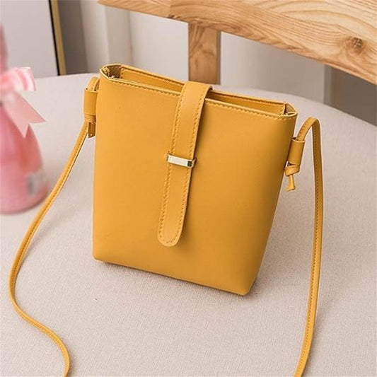 Mini Girl's Yellow Crossbody Bag