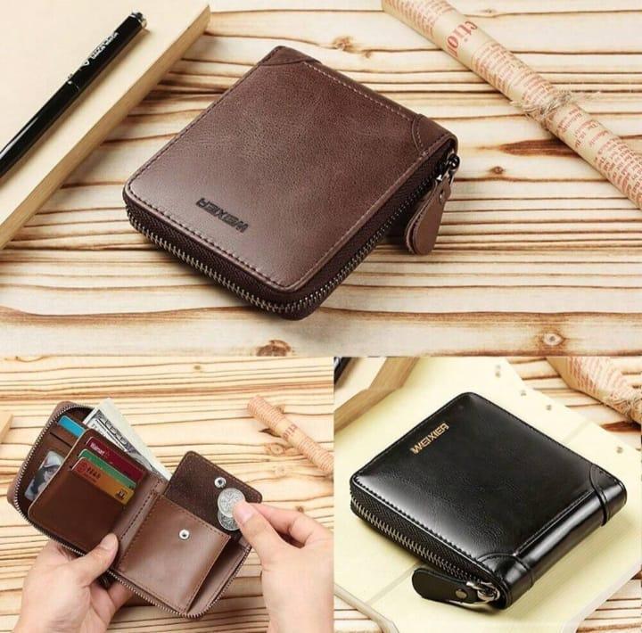 Men's Leather Wallet - Stylish and Slim