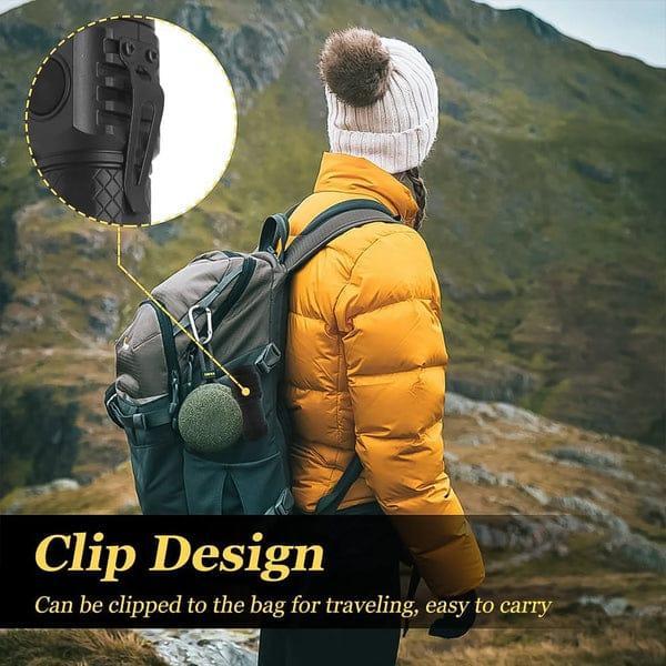 5 Lighting Mode Rechargeable LED Torch Light with Type-C Charging Port - Essential Camping Gear