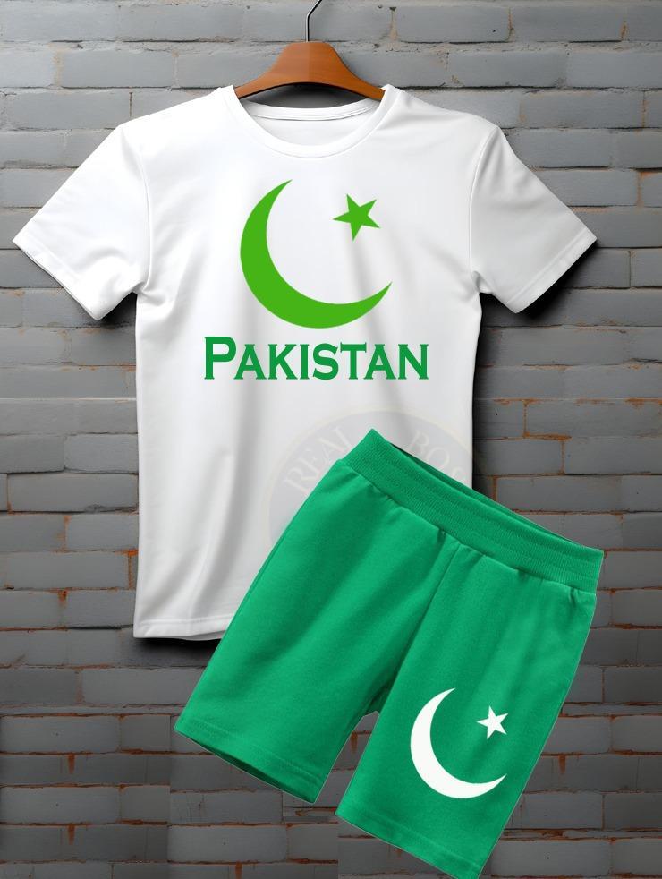 Cotton Printed Shirt and Shorts Set