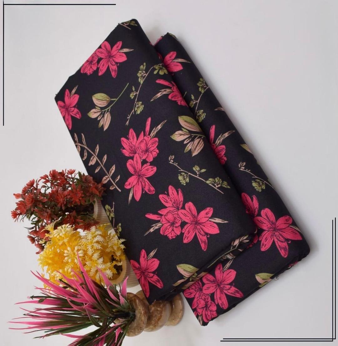 2 Pcs Women's Unstitched Printed Suit