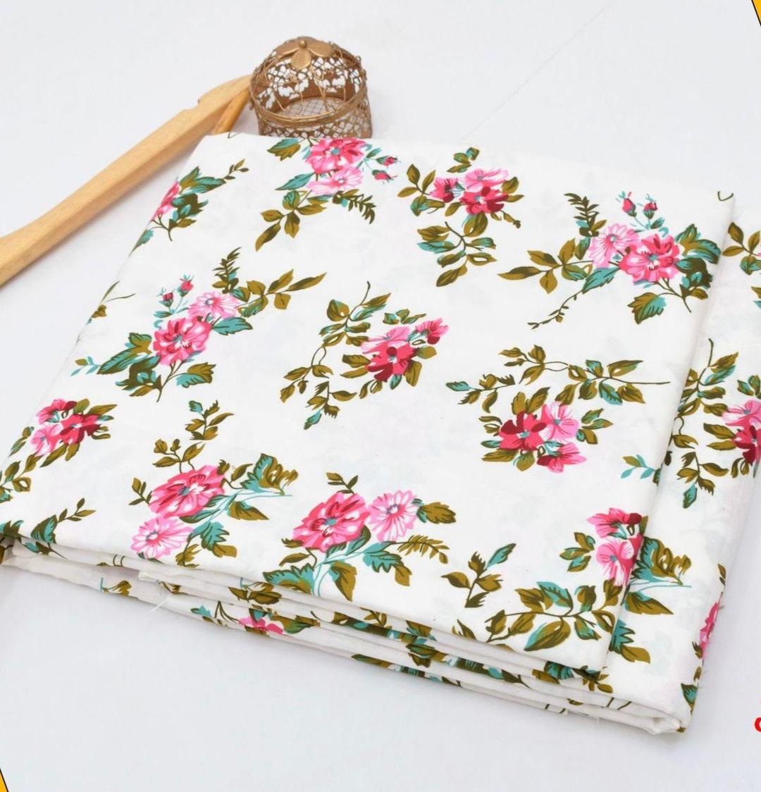 2 Pcs Women's Unstitched Printed Suit