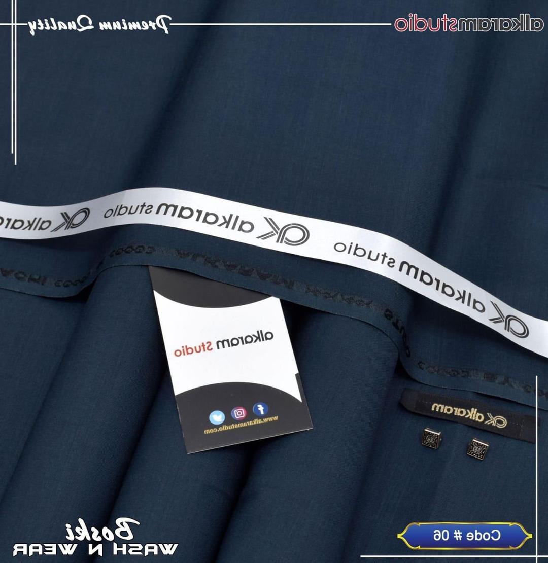 Men’s Unstitched Boski Plain Suit