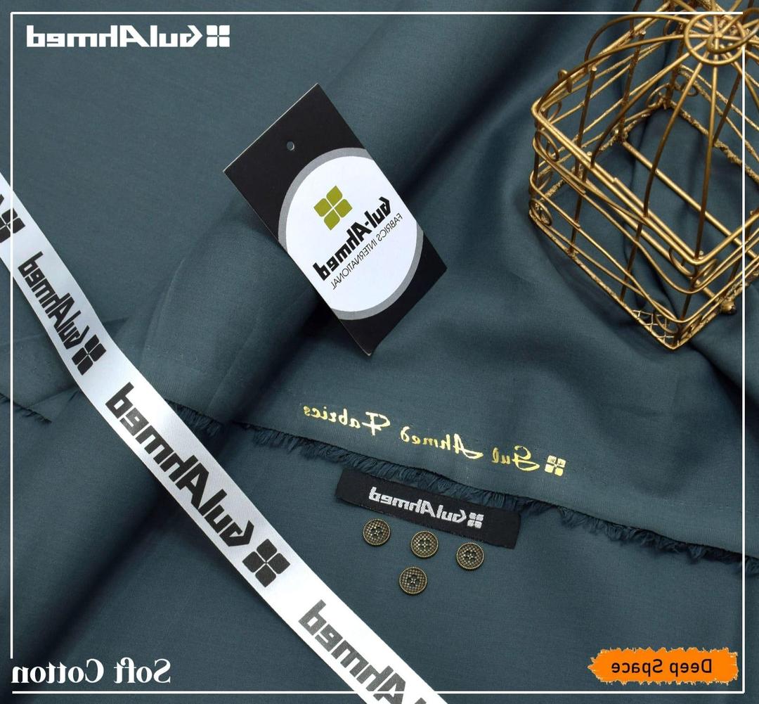 Men’s Unstitched Soft Cotton Plain Suit