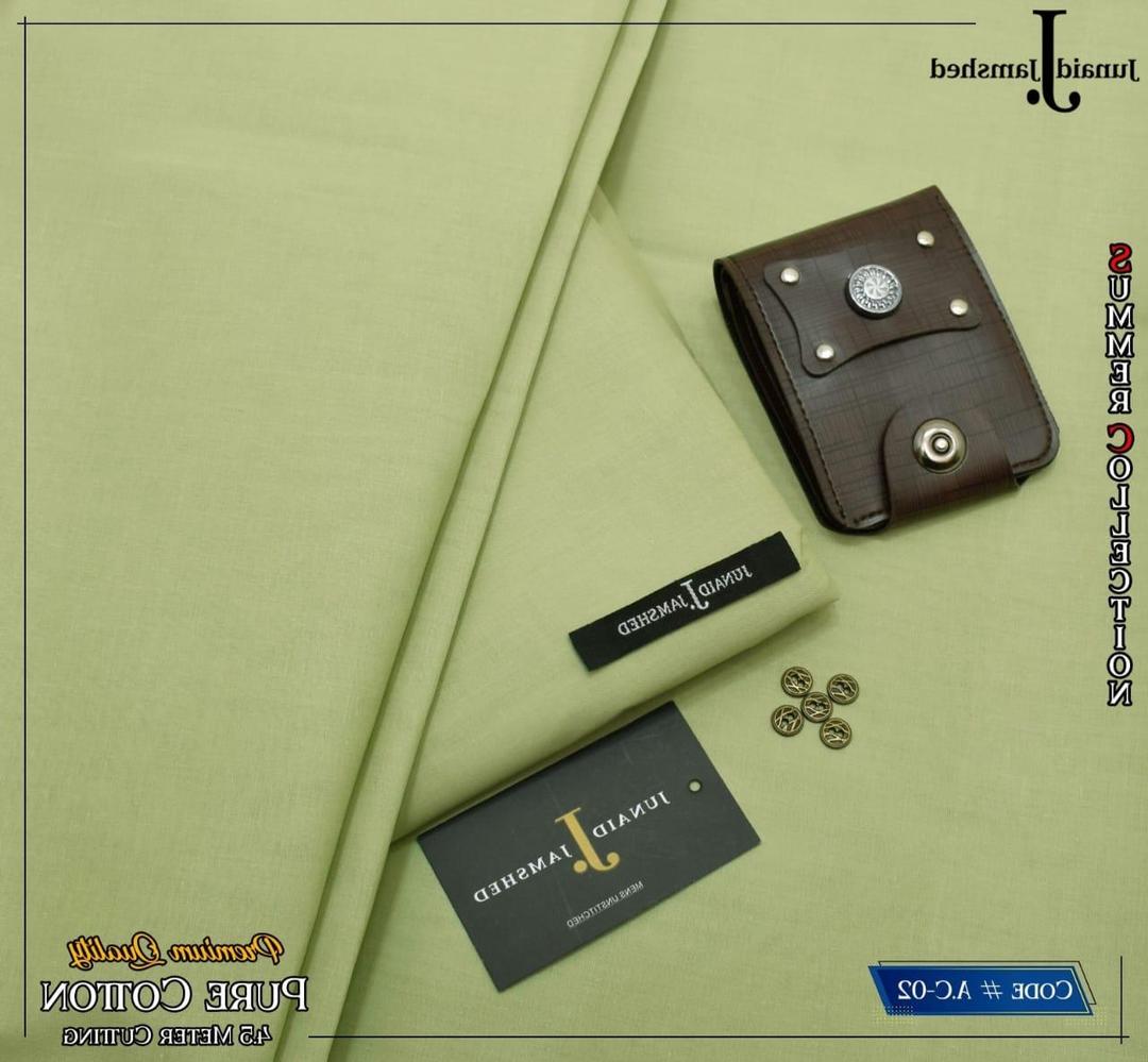 Men’s Unstitched Paper Cotton Plain Suit