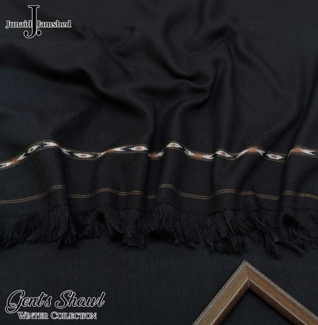 1 Pc Men's Wool Plain Shawl