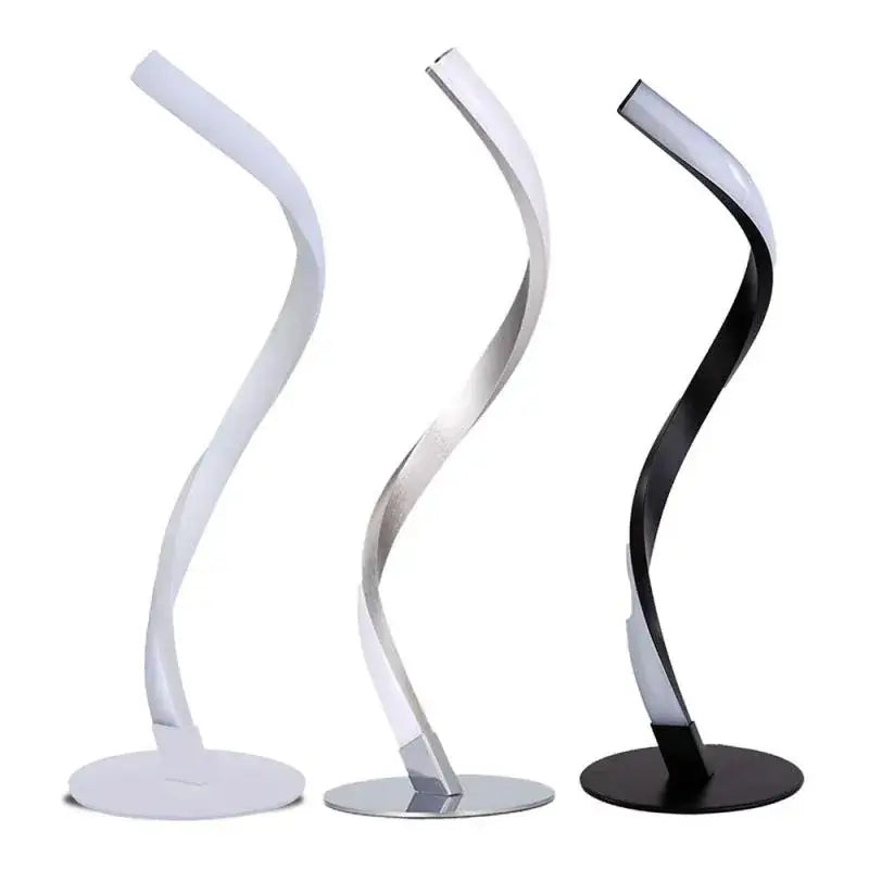 Spiral Night Light Lamp for Bedroom & Reading