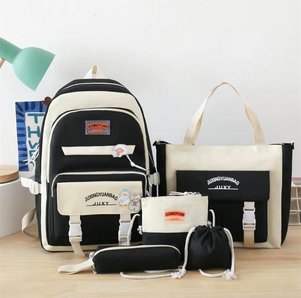 5 Pcs Nylon Backpack