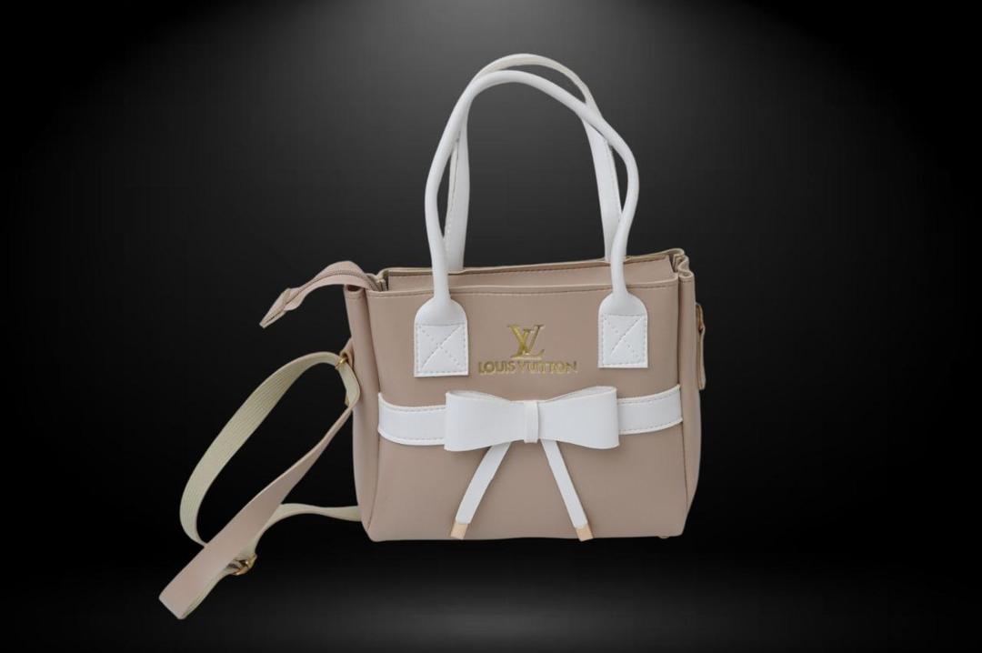 Women's PU Leather Plain Hand Bag