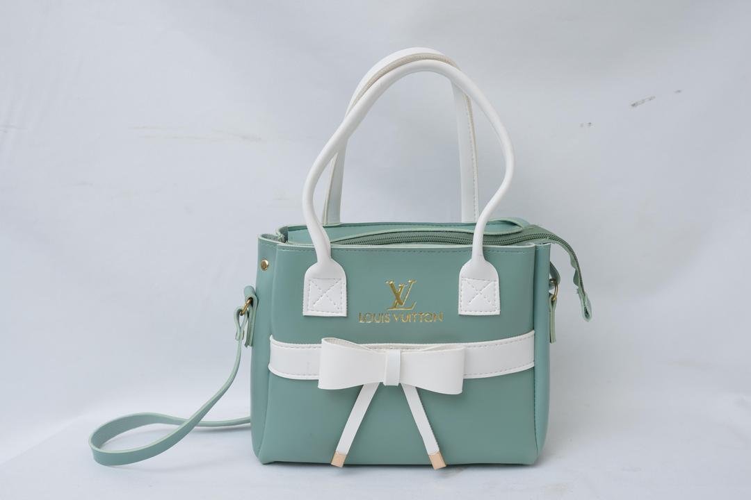 Women's PU Leather Plain Hand Bag