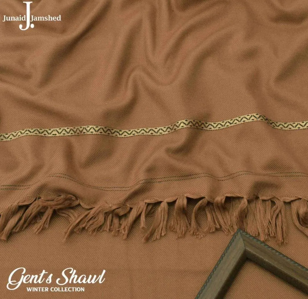 1 Pc Men's Wool Plain Shawl