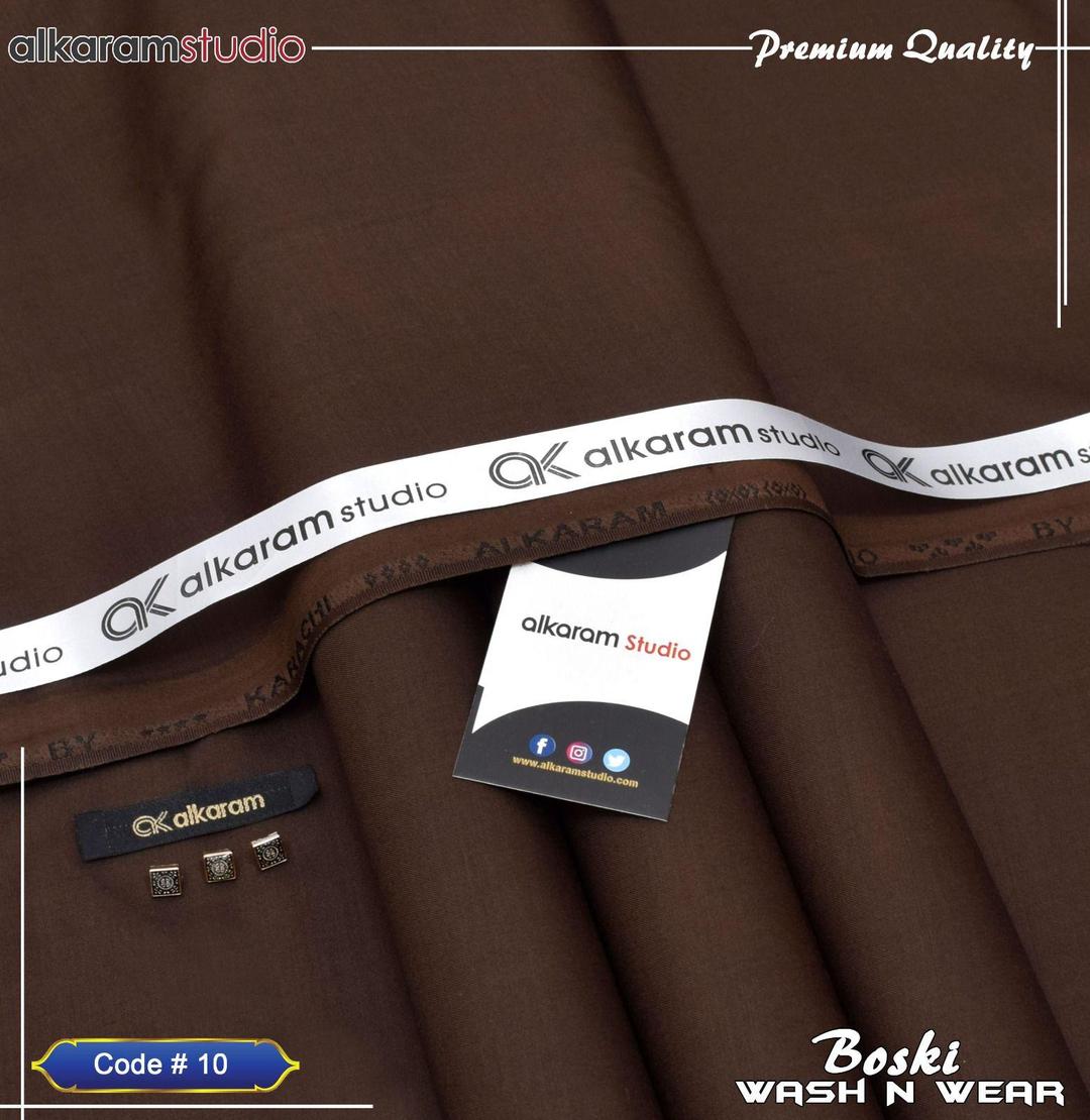 Premium Brown Boski Plain Suit for Men