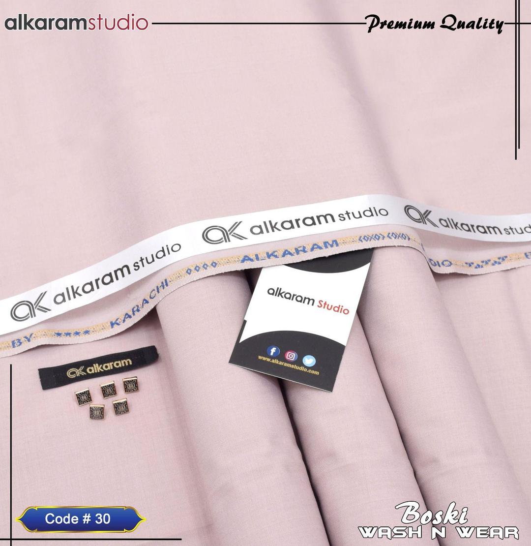 Premium Pink Boski Plain Suit for Men