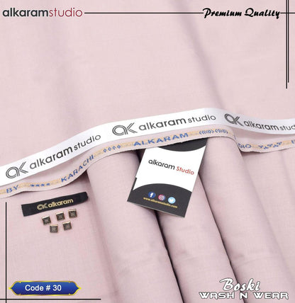 Premium Pink Boski Plain Suit for Men