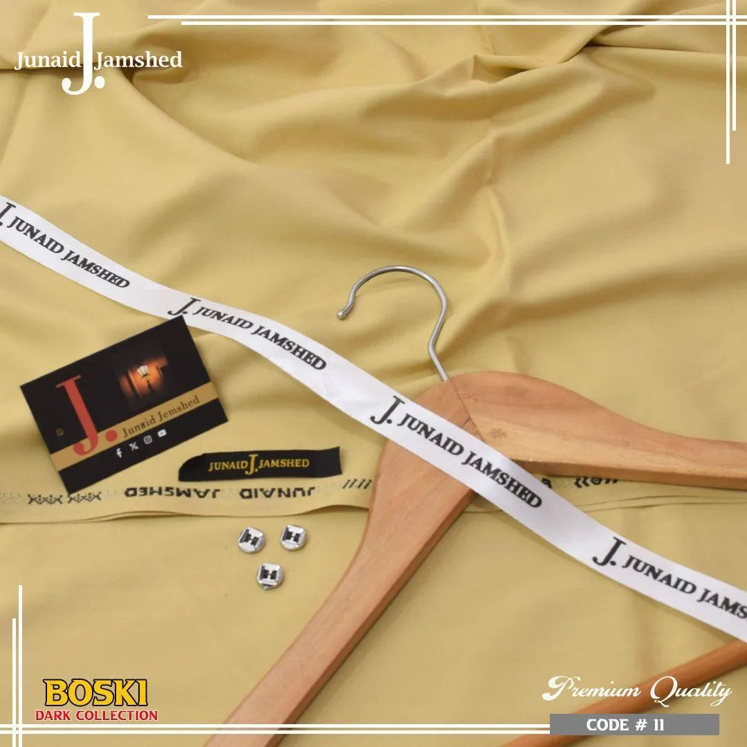J. Men's Unstitched Boski Suit Mustard Summer