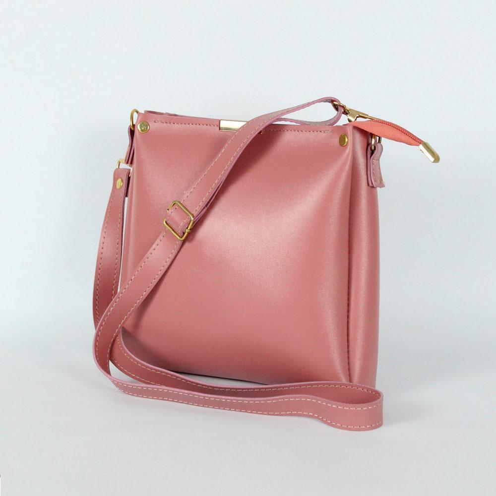 Girl's Rexine Plain Handbag