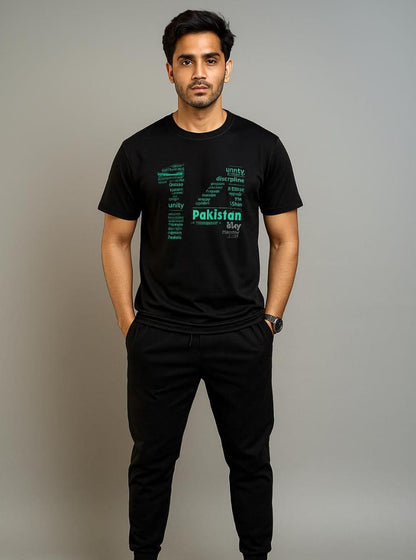 Men's Printed Track Suit Polyester Athletic Outfit - 14th August