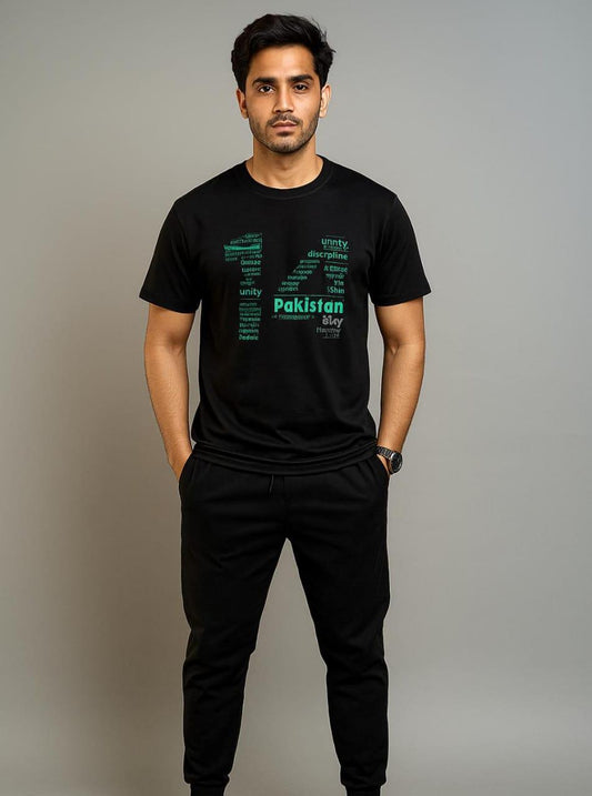 Men's Printed Track Suit Polyester Athletic Outfit - 14th August