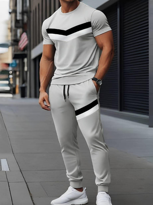 Men's Micro Track Suit with Round Neck
