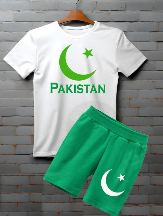 Cotton Printed Shirt and Shorts Set
