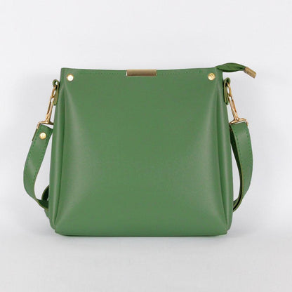 Girl's Rexine Plain Handbag