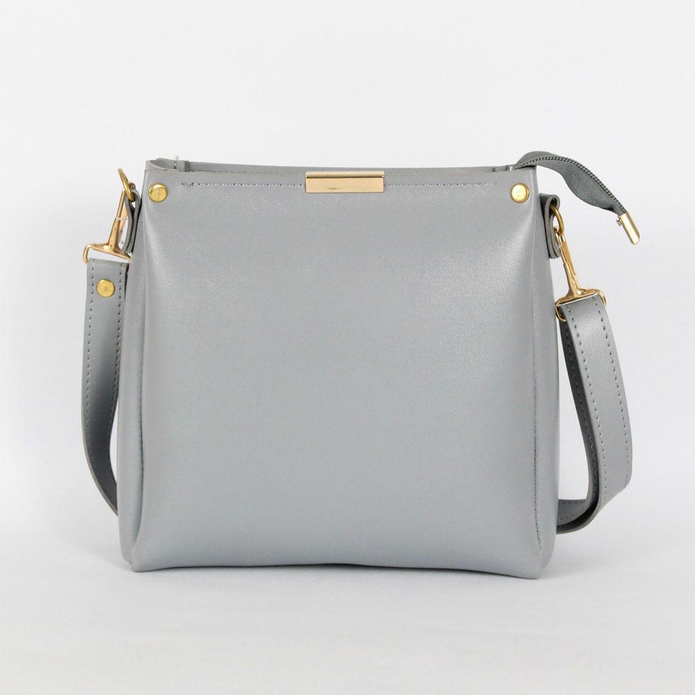 Girl's Rexine Plain Handbag
