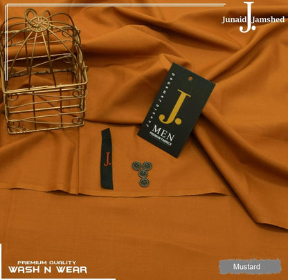 Men’s Unstitched Wash and Wear Plain Suit