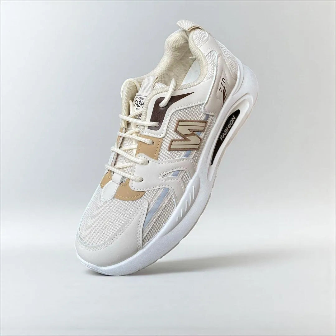 Men's Casual Mesh Joggers for Walking - Beige