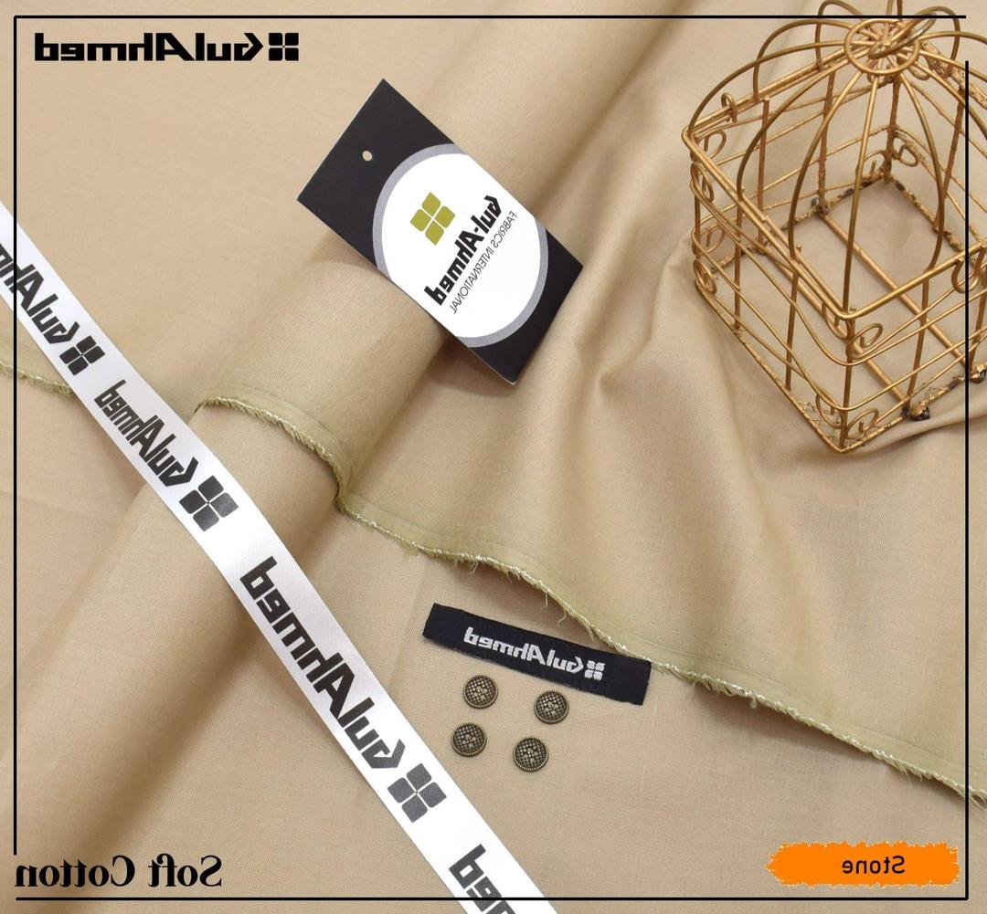 Men’s Unstitched Soft Cotton Plain Suit