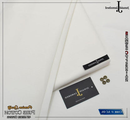 Men’s Unstitched Paper Cotton Plain Suit