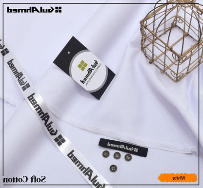 Men’s Unstitched Soft Cotton Plain Suit