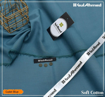 Men’s Unstitched Soft Cotton Plain Suit