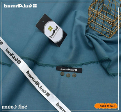 Men’s Unstitched Soft Cotton Plain Suit