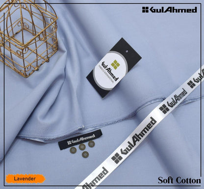 Men’s Unstitched Soft Cotton Plain Suit