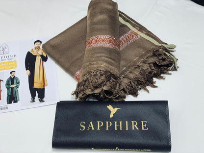 1 Pc Men's Wool Shawl