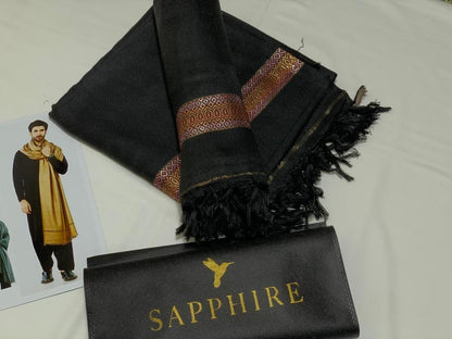 1 Pc Men's Wool Shawl