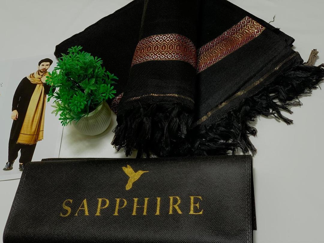 1 Pc Men's Wool Shawl