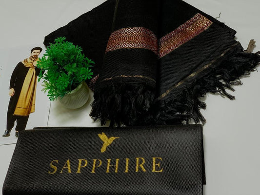 1 Pc Men's Wool Shawl