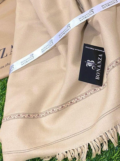 1 Pc Men's Wool Plain Shawl