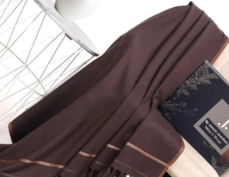 1 Pc Men's Wool Plain Shawl