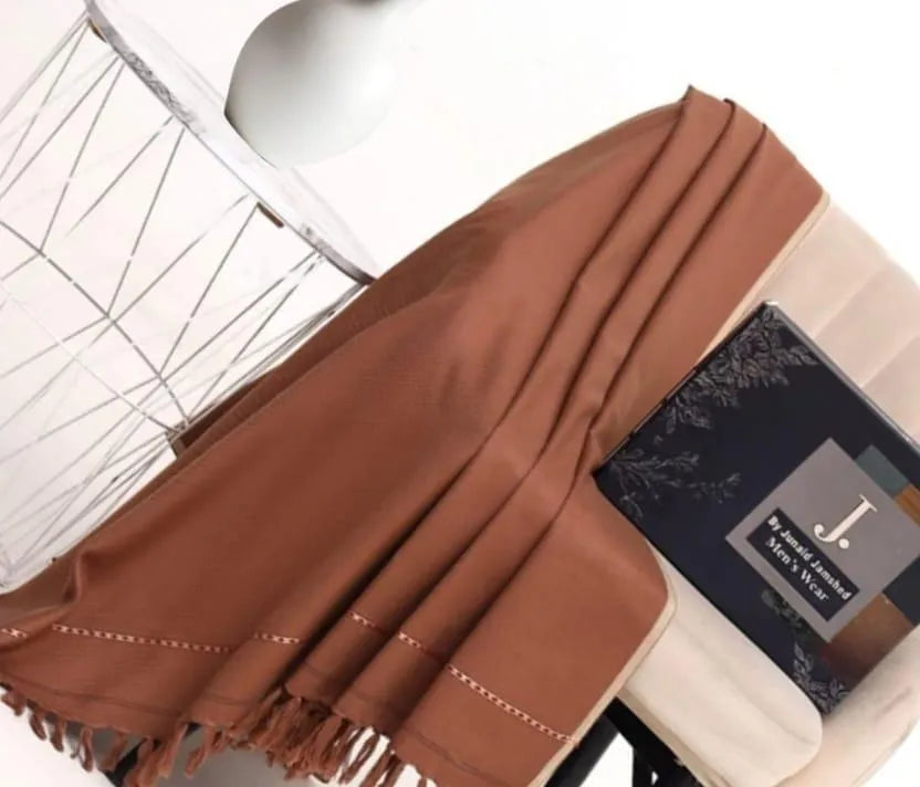 1 Pc Men's Wool Plain Shawl