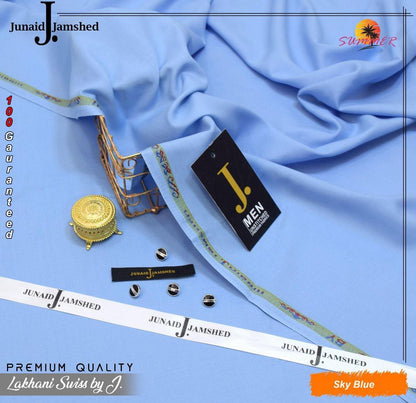 Premium Boski Plain Blue Suit for Men