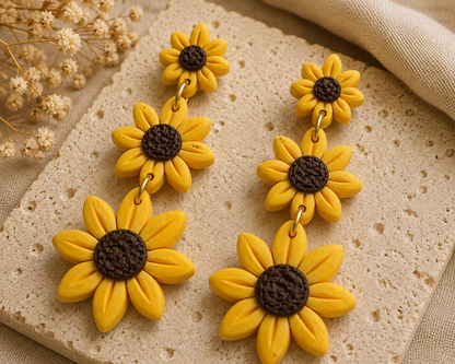 Resin Dangling Earrings