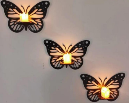 Butterfly Frame Wall Hanging, Pack Of 3