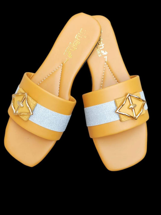 Trendy Women's PVC Casual Flats