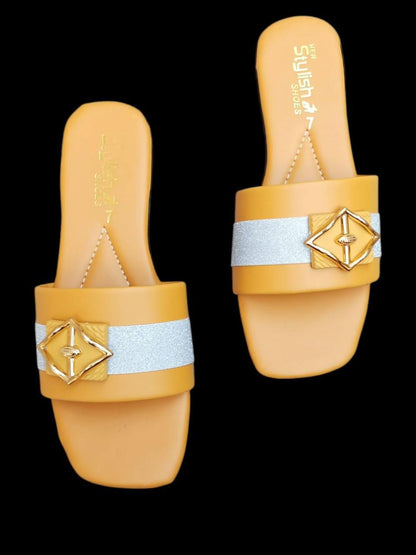 Trendy Women's PVC Casual Flats
