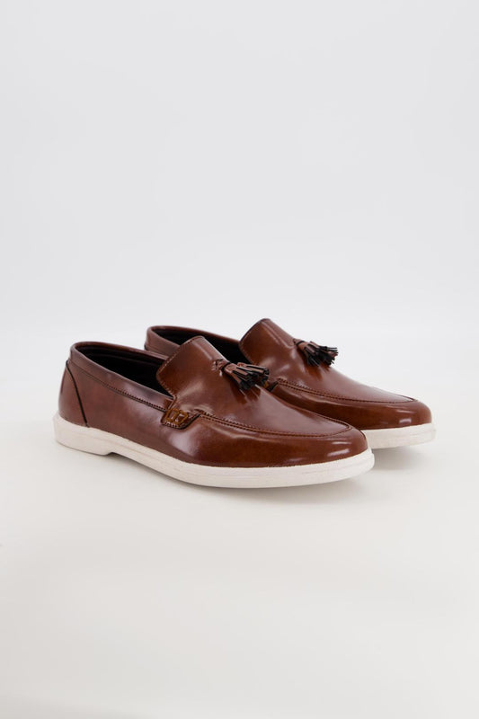 Brown Leather Loafers - Fancy, Formal & Casual