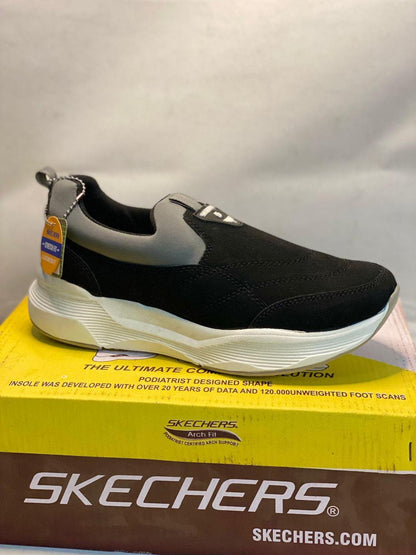 Men's EVA Fancy Skechers -Black & Mustard