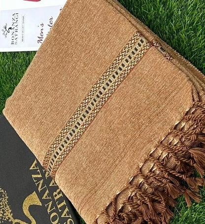 1 Pc Men's Velvet Plain Shawl